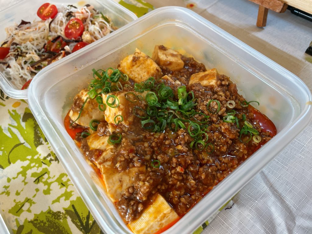 料理教室マンツーマン麻婆豆腐