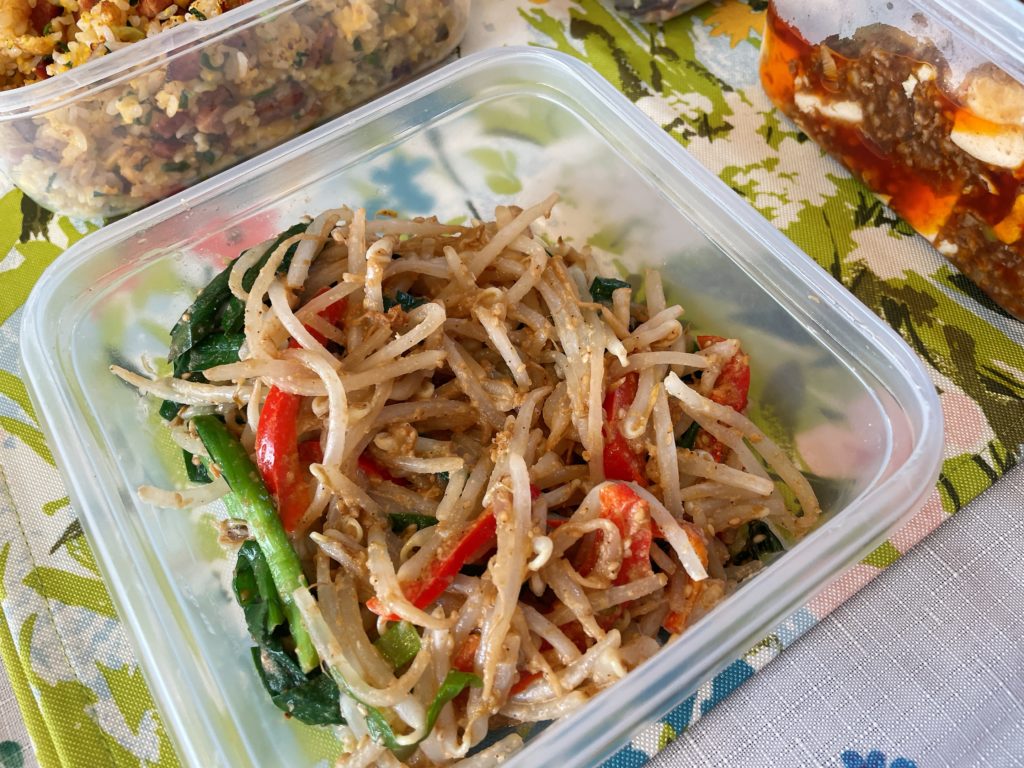 料理教室マンツーマンもやしナムル風