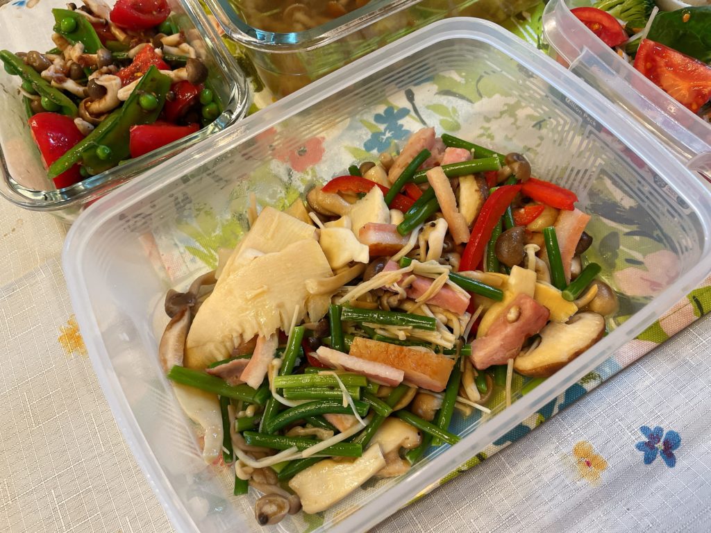 料理教室マンツーマンきのこソテー