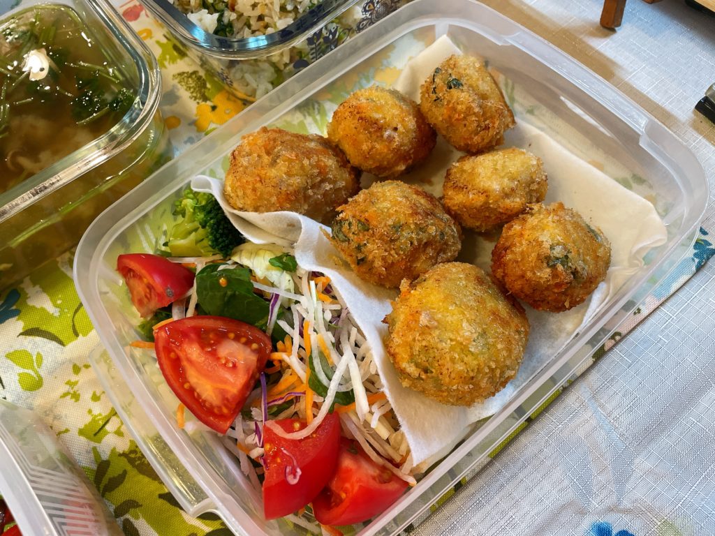 料理教室マンツーマン豚シソチーズコロッケ風