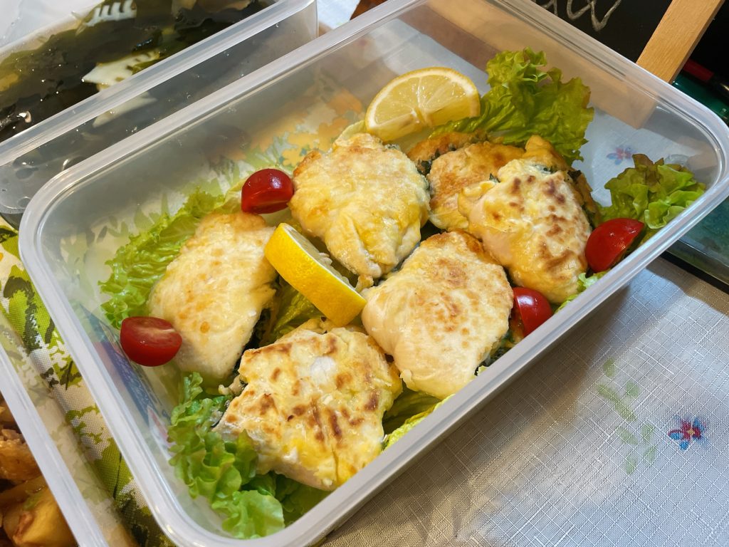 料理教室マンツーマンささみしそチーズ焼き