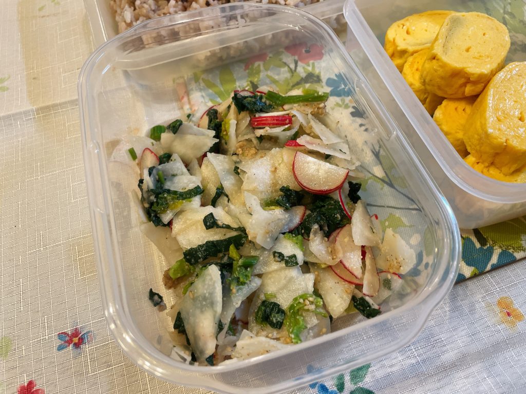 料理教室マンツーマン蕪酢の物