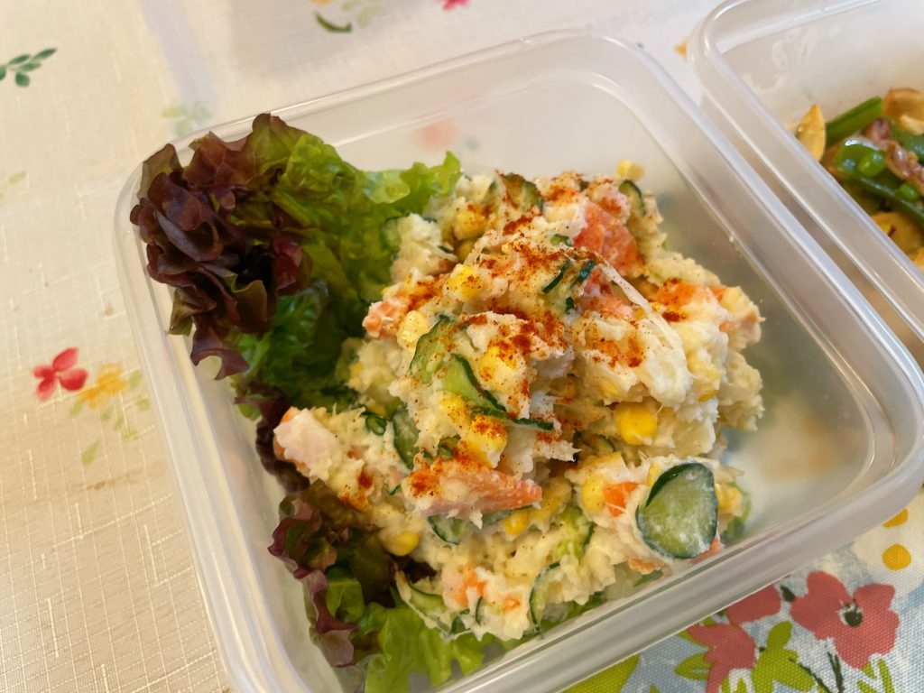 料理教室マンツーマンポテトサラダ