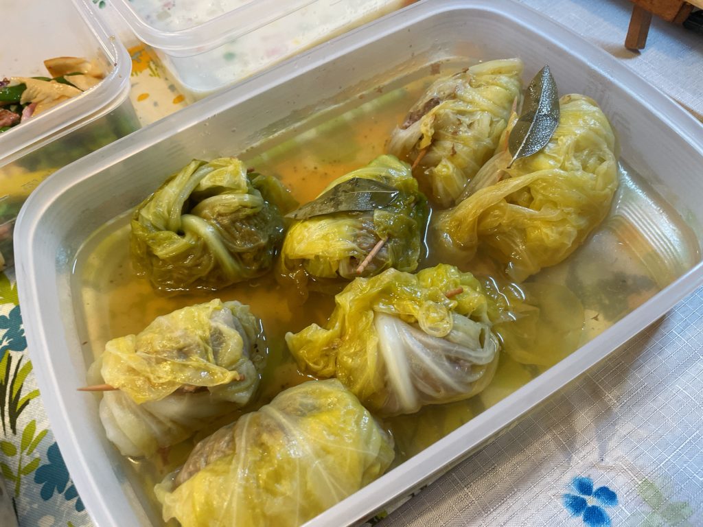 料理教室マンツーマンロールキャベツ