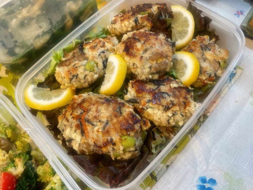 料理教室マンツーマン厚揚げひじきつくね