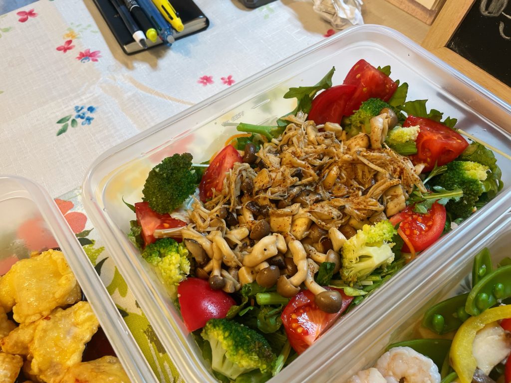 料理教室マンツーマンきのこＨＯＴサラダ