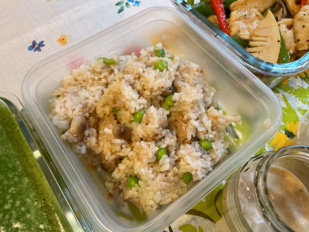 料理教室マンツーマンシーチキンピラフ