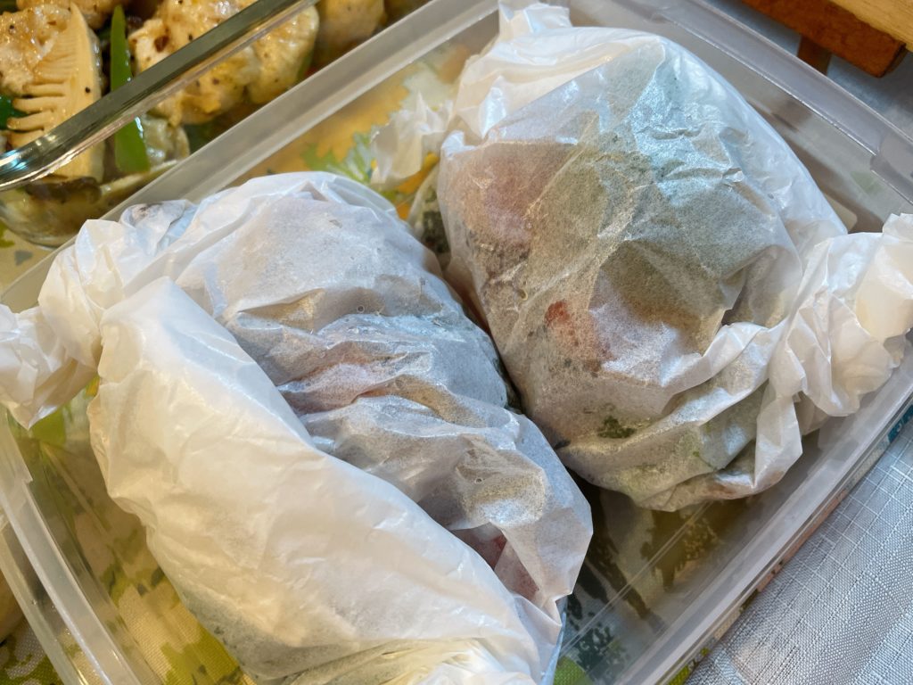 料理教室マンツーマン鰆シート包み蒸し