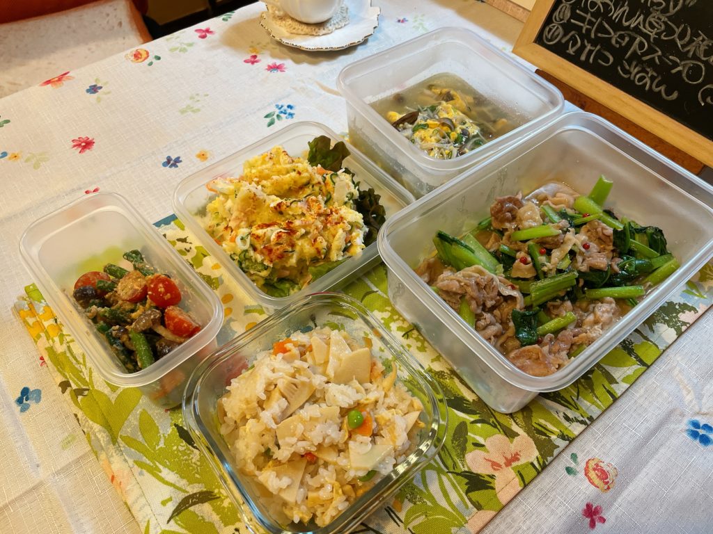 料理教室マンツーマン豚小松菜味噌炒めセット
