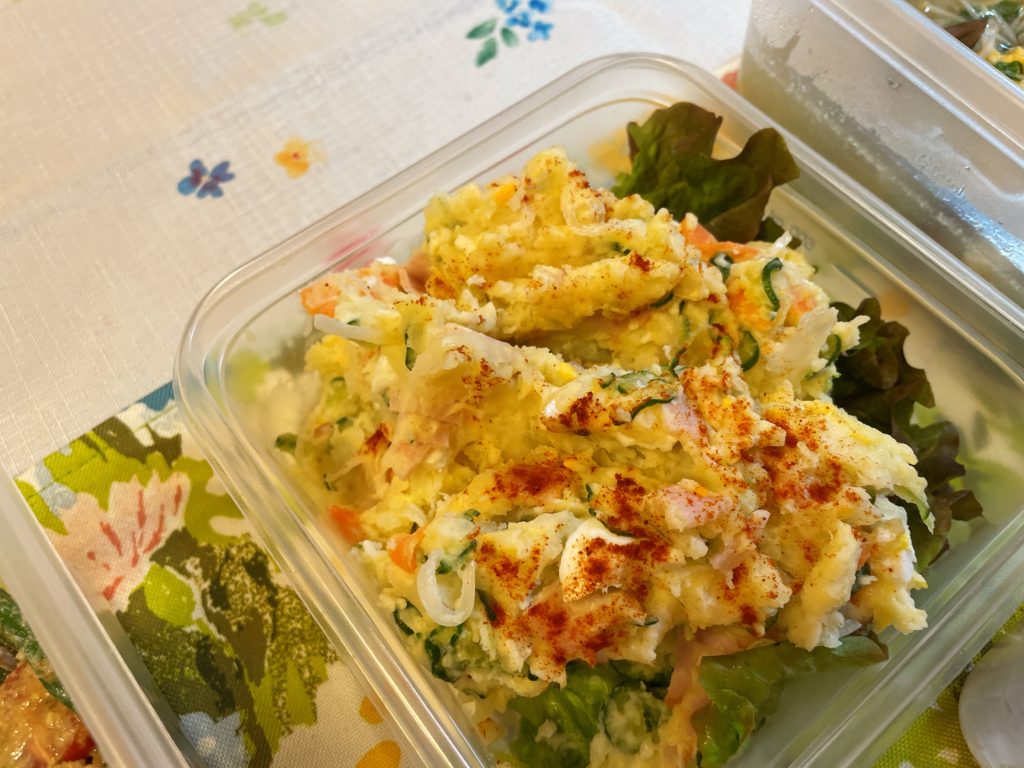 料理教室マンツーマンポテトサラダ
