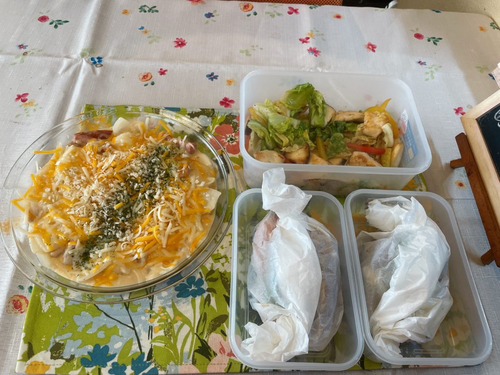 料理教室マンツーマン新玉グラタンセット