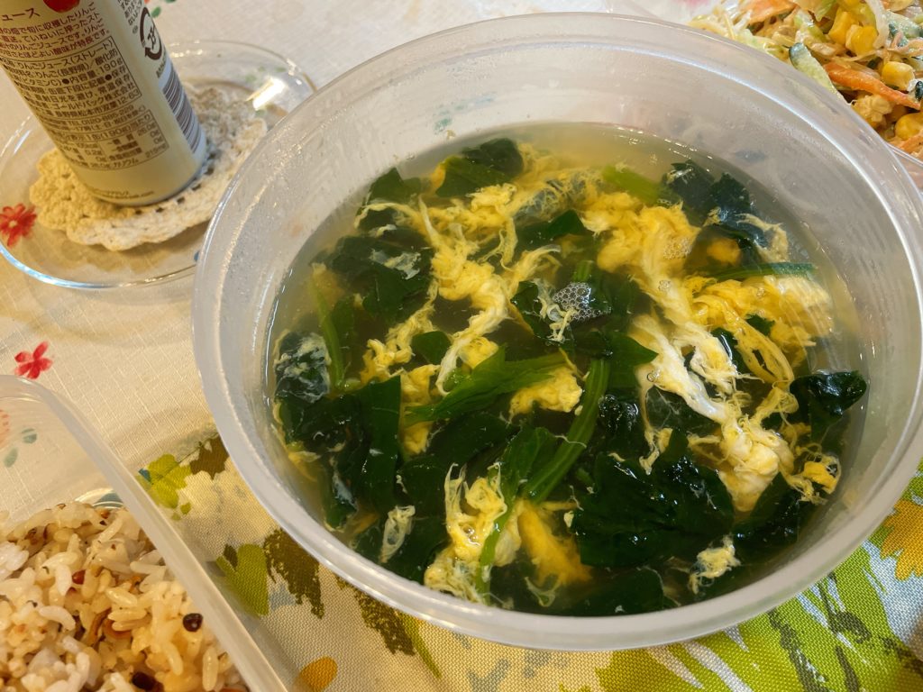 料理教室マンツーマンかきたま汁