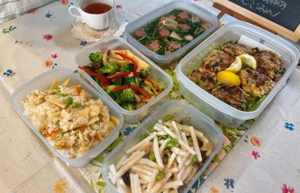 料理教室マンツーマン厚揚げひじきつくねセット