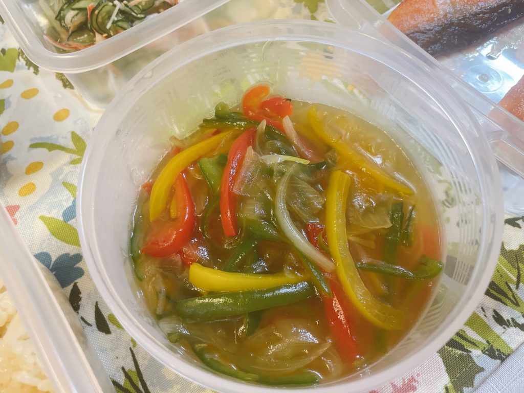 料理教室マンツーマンカラフル野菜あん