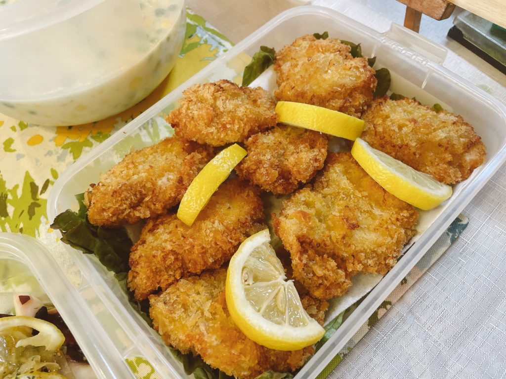 料理教室マンツーマンチキンカツ