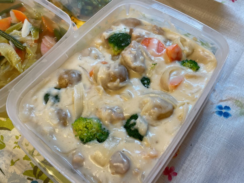 料理教室マンツーマンクリームシチュー