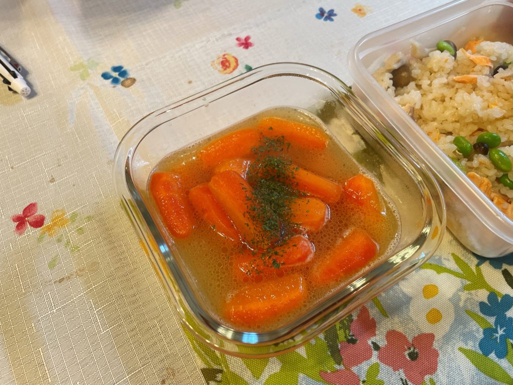 料理教室マンツーマン人参グラッセ