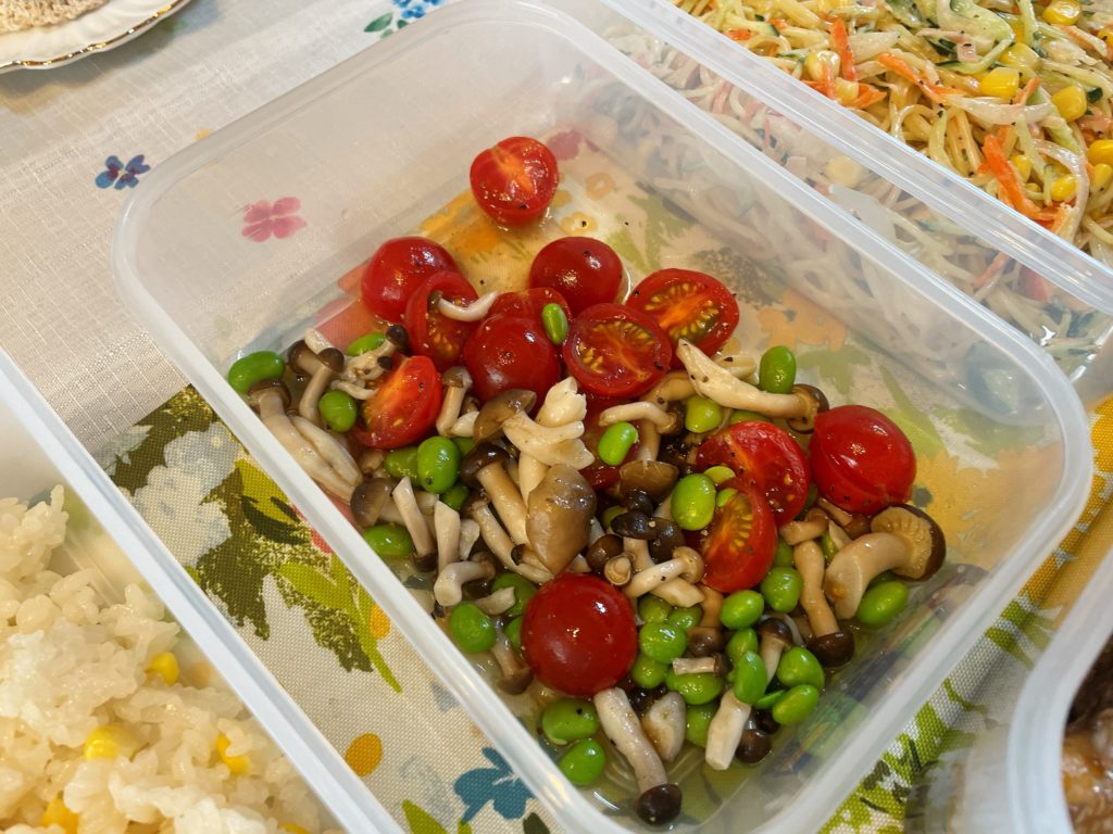 料理教室マンツーマントマトマリネ