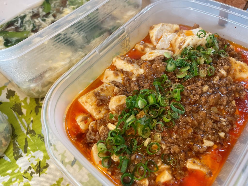 料理教室マンツーマン麻婆豆腐