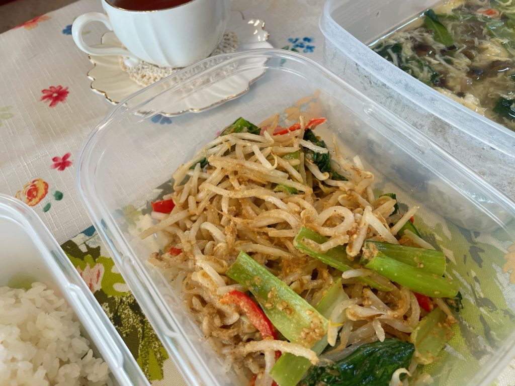 料理教室マンツーマンもやしナムル風