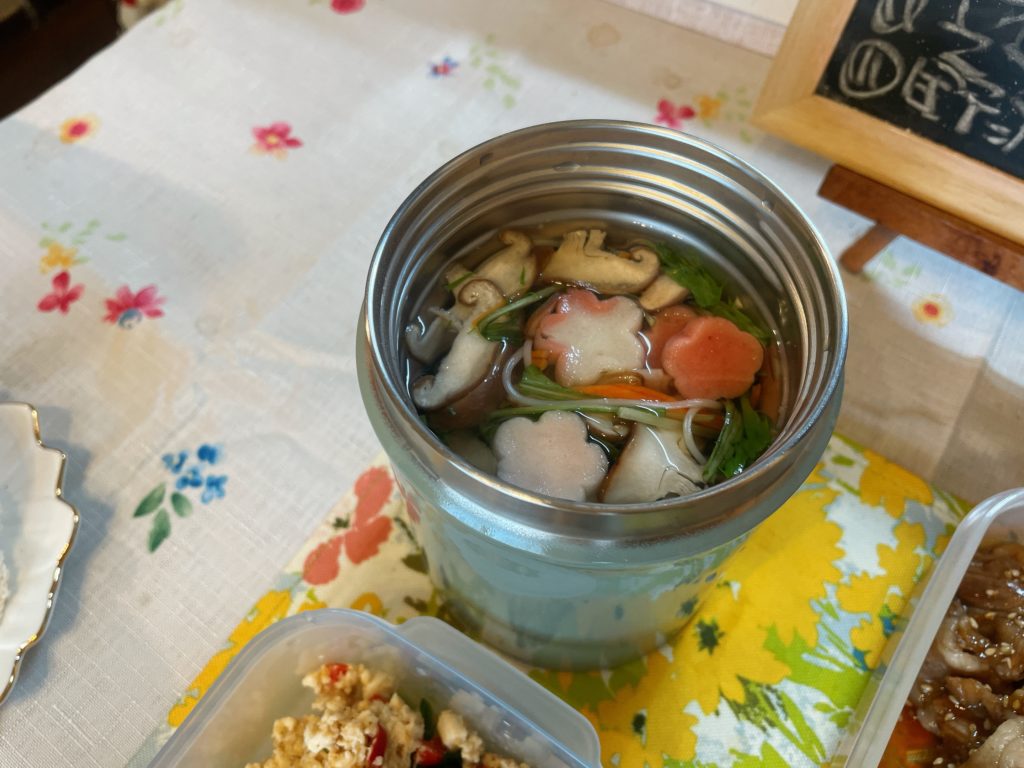 料理教室マンツーマン素麺お吸い物