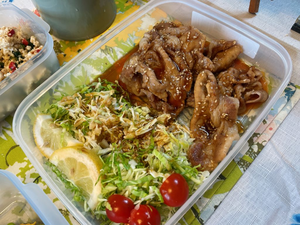 料理教室マンツーマン豚の生姜焼き