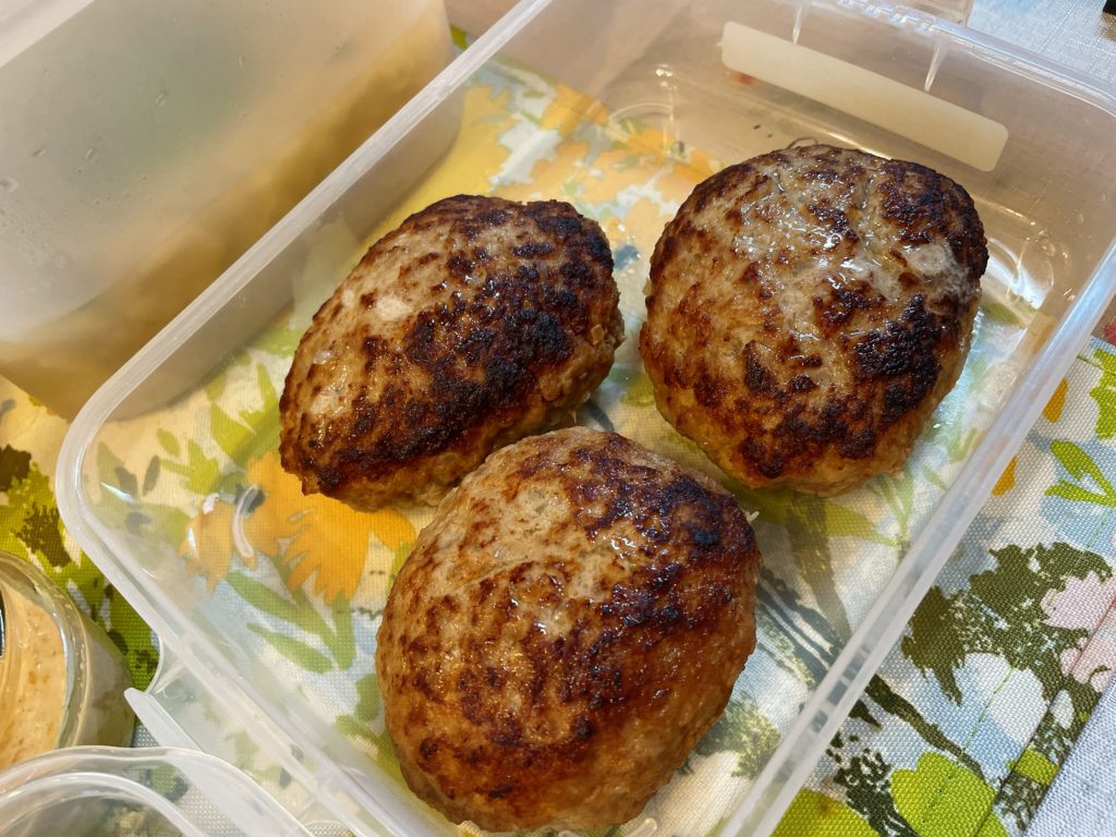 料理教室マンツーマン和風ハンバーグ