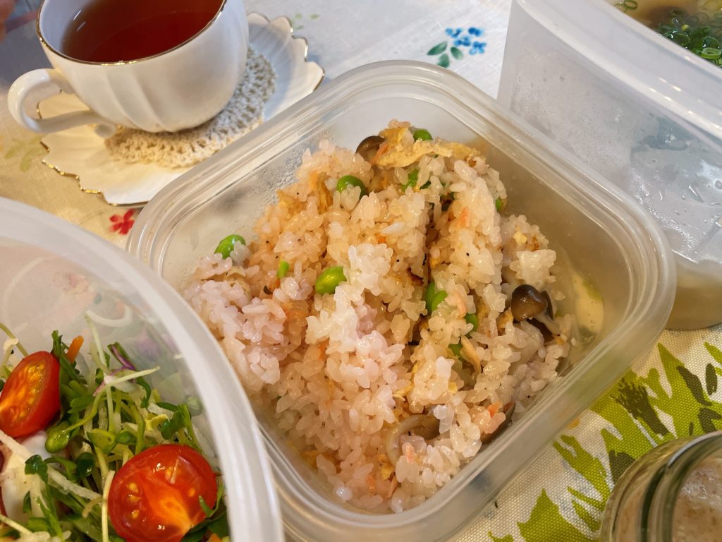 料理教室マンツーマン桜えび炊き込みご飯