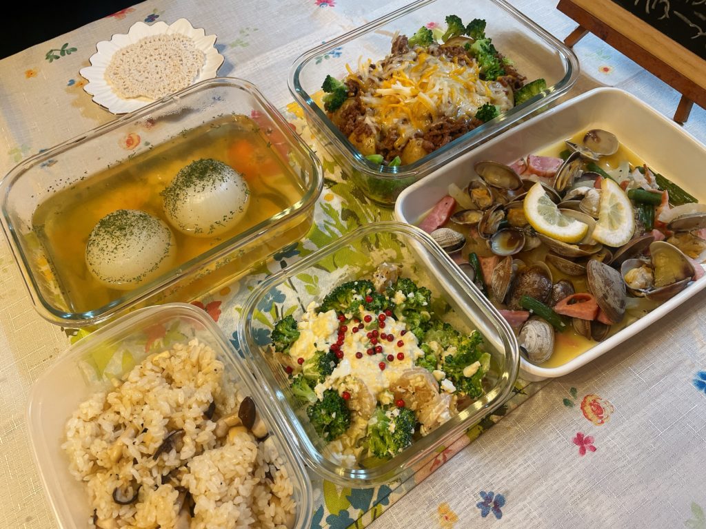 料理教室マンツーマンあさり白ワイン蒸しセット