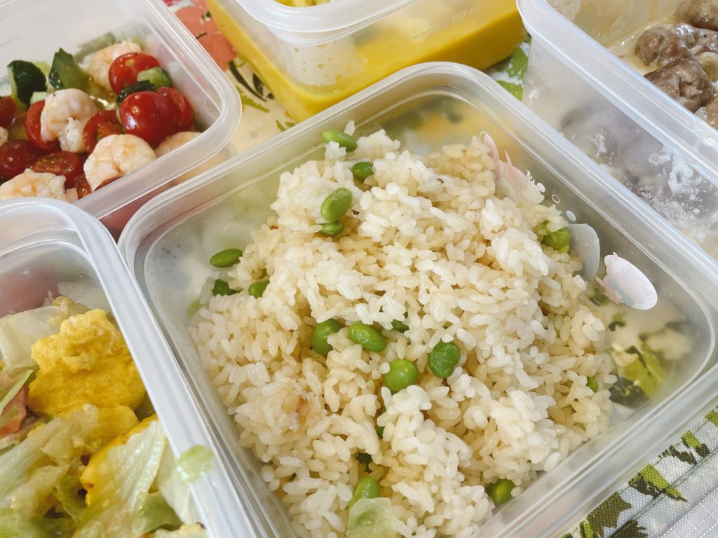 料理教室マンツーマン枝豆バターライス