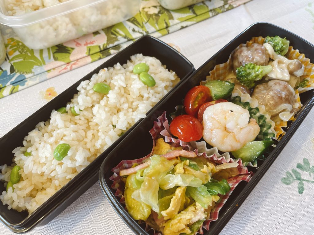 料理教室マンツーマンミートボール弁当