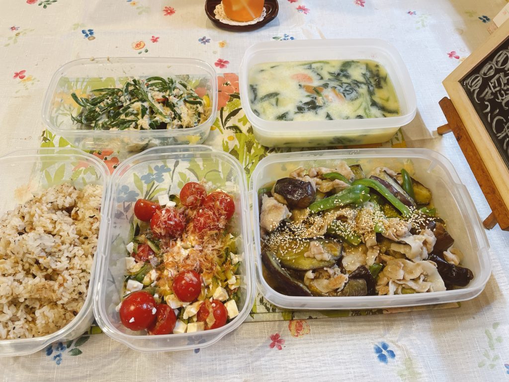 料理教室マンツーマン茄子味噌セット