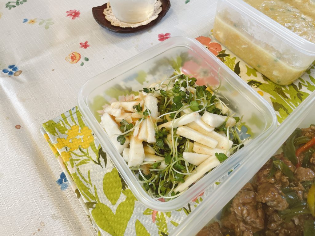 料理教室マンツーマン長芋めんたい