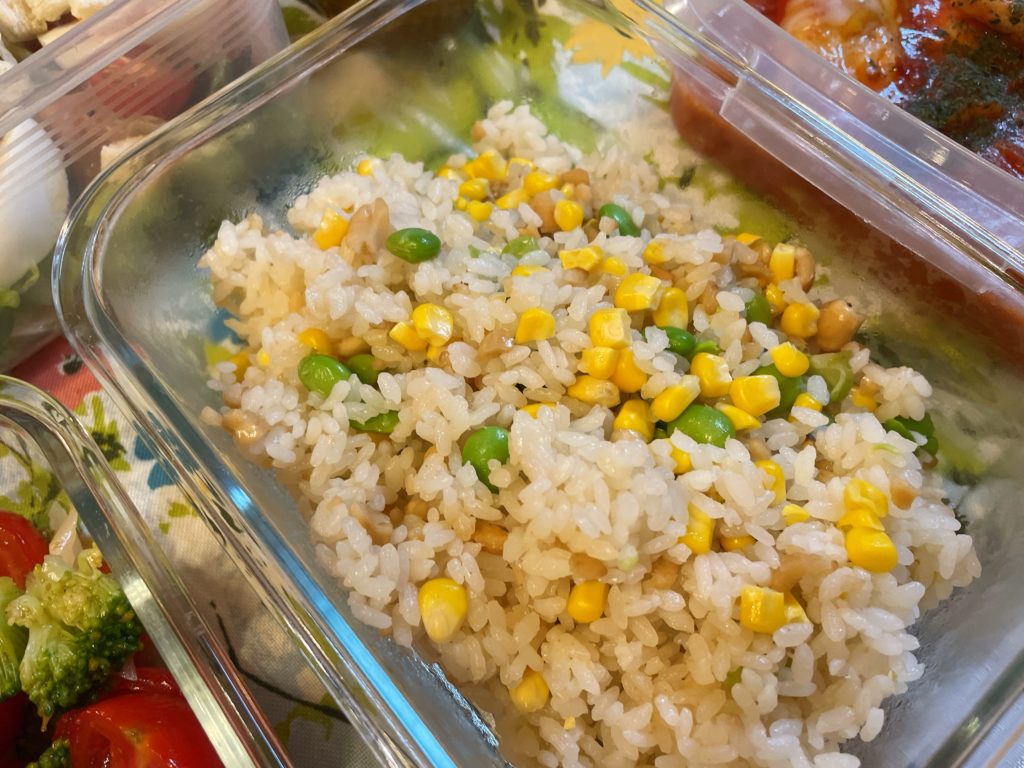 料理教室マンツーマンピーナツ枝豆バターライス