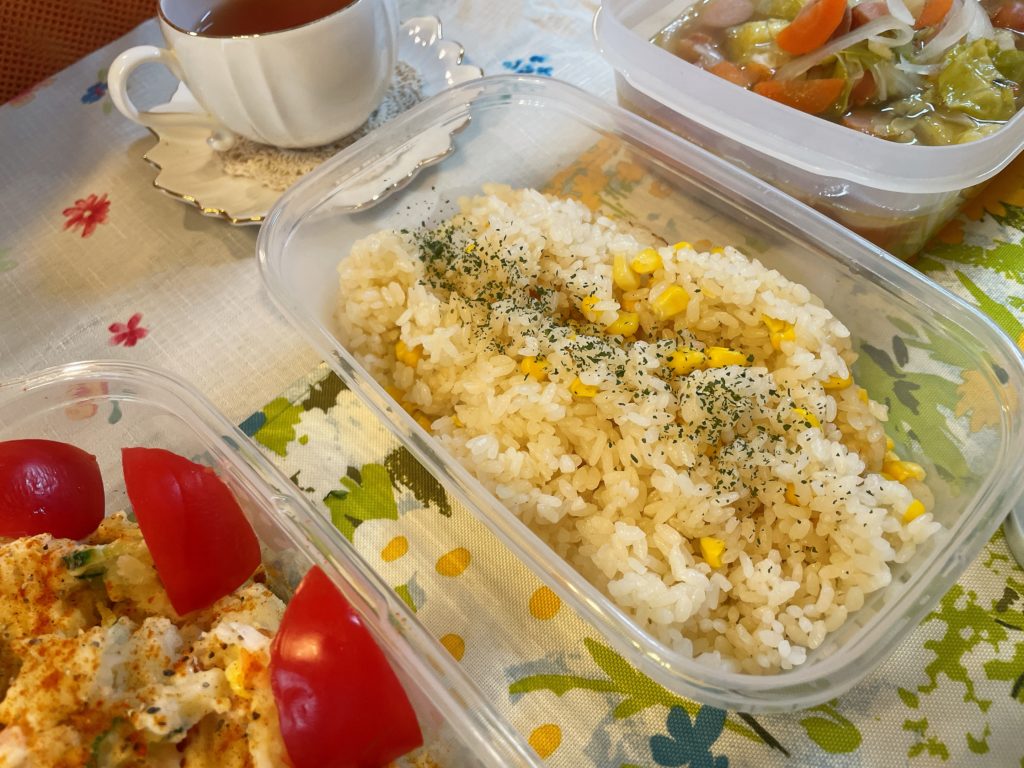 料理教室マンツーマンコーンバターライス