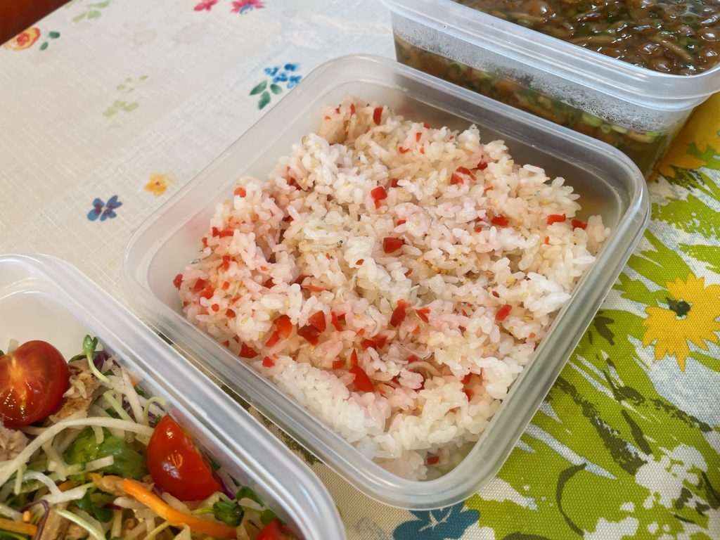 料理教室マンツーマン梅じゃこごはん