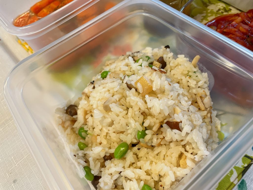 料理教室マンツーマンきのこバターライス