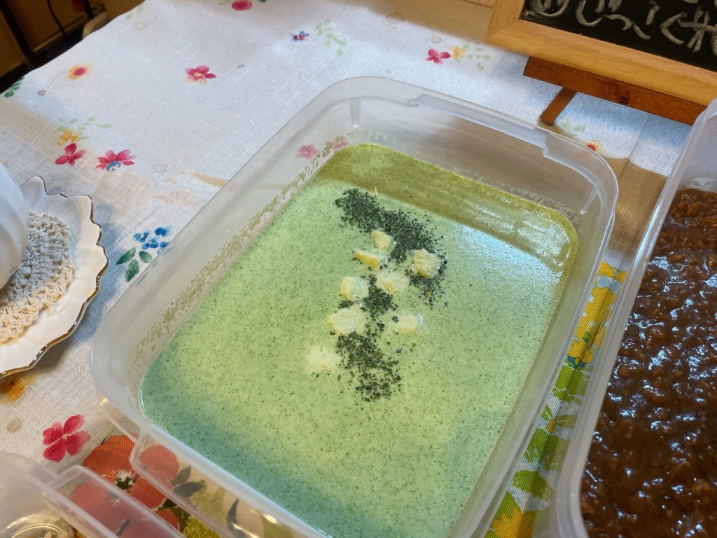 料理教室マンツーマンブロッコリーポタージュ