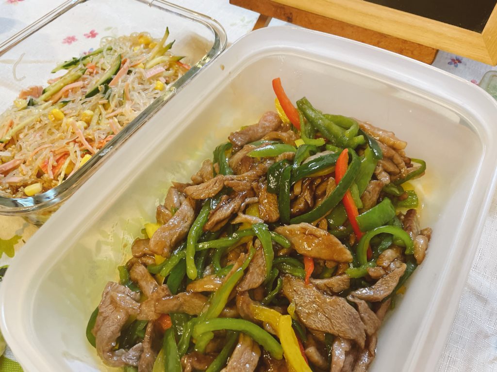 料理教室マンツーマン青椒肉絲