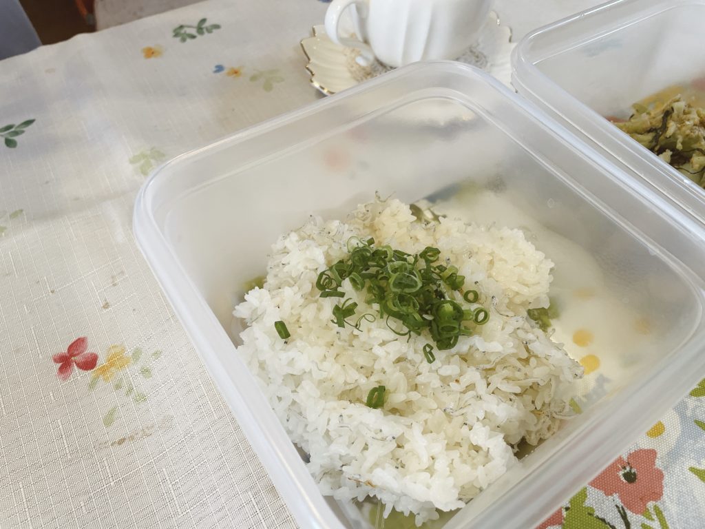 料理教室マンツーマンジャコめし