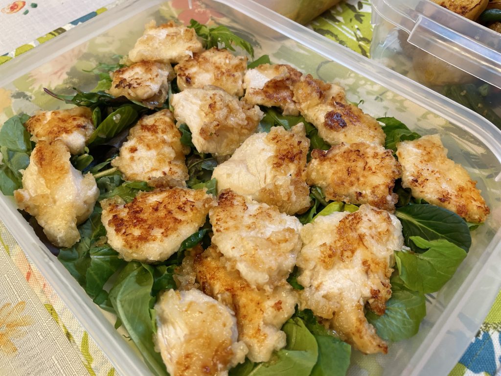 料理教室マンツーマンガーリックチキンナゲット風