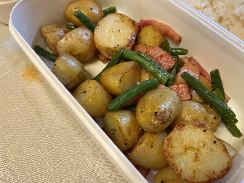 料理教室マンツーマン新じゃがソテー