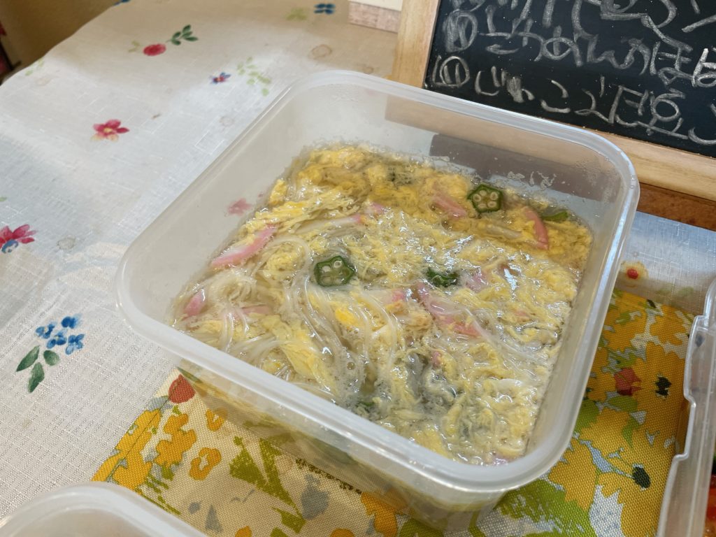 料理教室マンツーマンそうめん吸い物