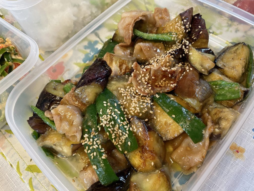 料理教室マンツーマン茄子味噌