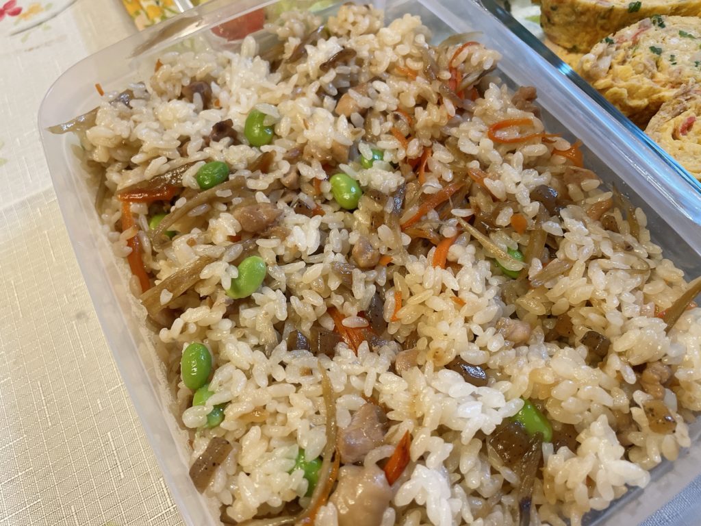料理教室マンツーマンかしわ飯