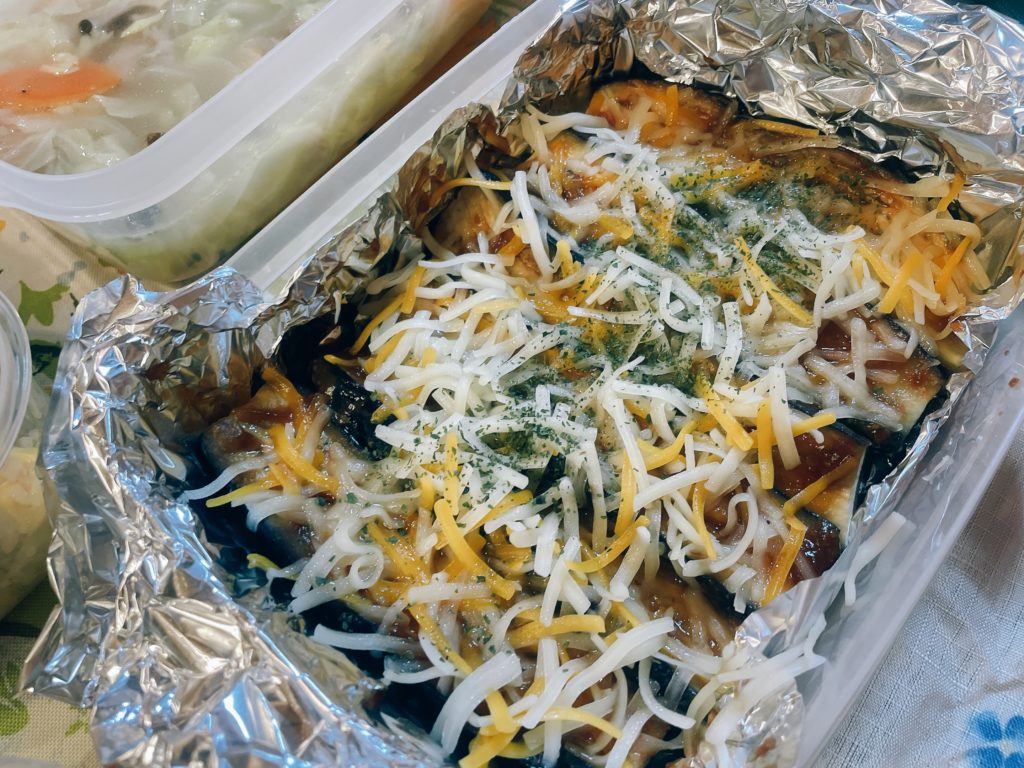 料理教室マンツーマン茄子味噌チーズ焼き
