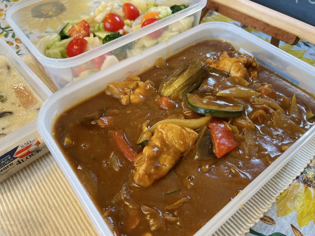 料理教室マンツーマン夏野菜カレー