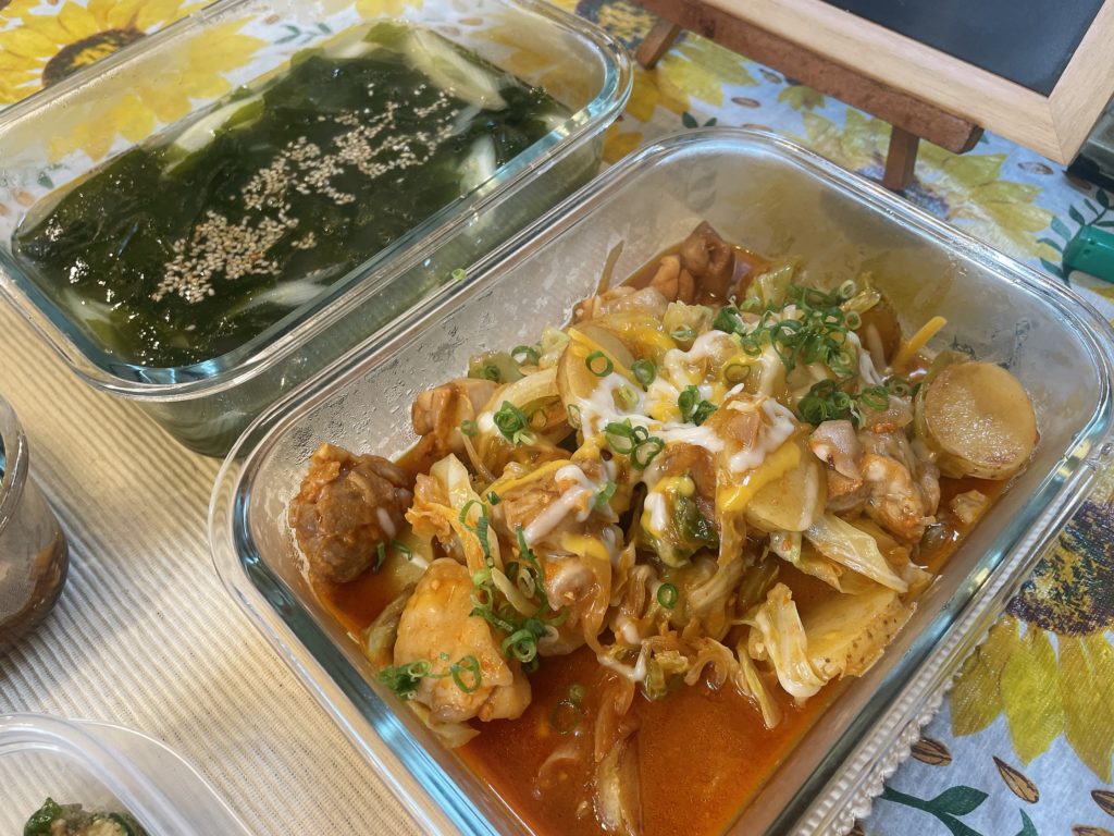 料理教室マンツーマンチーズタッカルビ