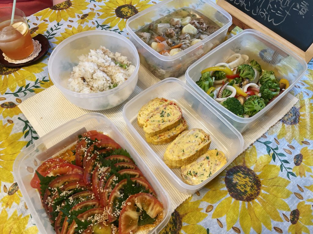 料理教室マンツーマンイカブロッコリーセット