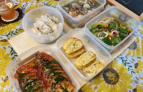 料理教室マンツーマンイカブロッコリーセット
